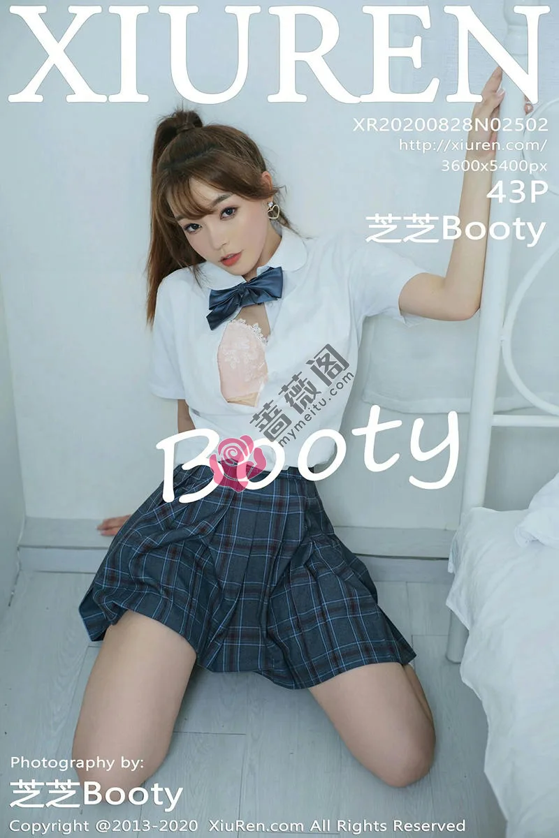 [XiuRen秀人网] No.2502 女神芝芝Booty私房JK制服主题+粉色蕾丝内衣露惹火身材诱惑写真 - 蔷薇阁-蔷薇阁