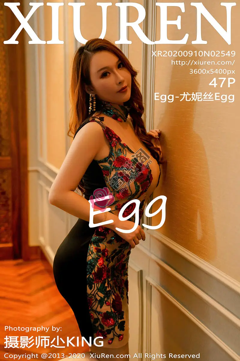 [XiuRen秀人网] No.2549 女神Egg_尤妮丝华丽镂空内衣主题透视秀魔鬼身材极致诱惑写真-蔷薇阁