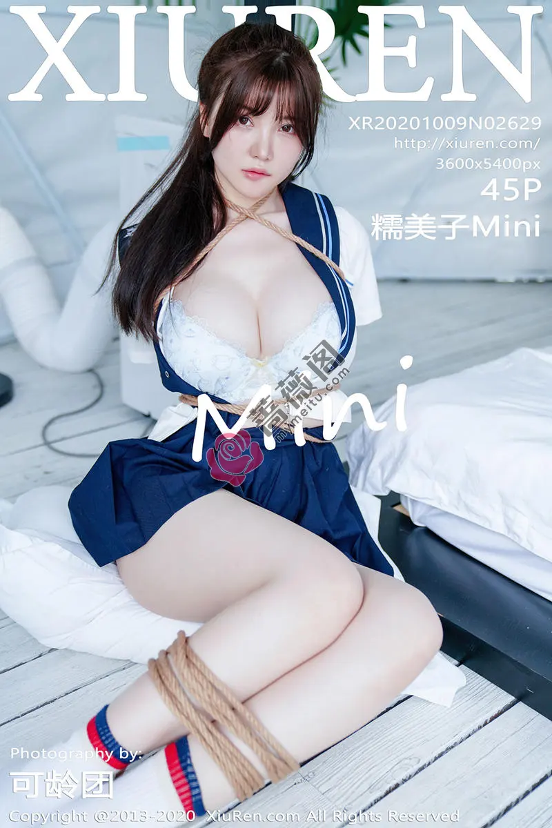 [XiuRen秀人网] No.2629 女神糯美子Mini三亚旅拍经典学生制服主题私房捆绑撩人诱惑写真-蔷薇阁