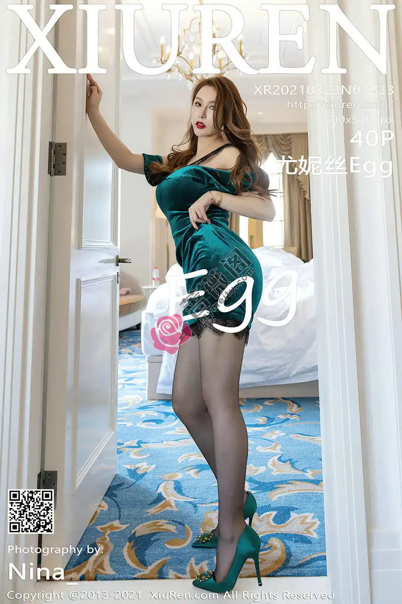 [XiuRen秀人网] NO.3233 女神Egg_尤妮丝厦门旅拍半脱露无内黑丝裤袜秀豪乳翘臀诱惑写真 - 蔷薇阁-蔷薇阁