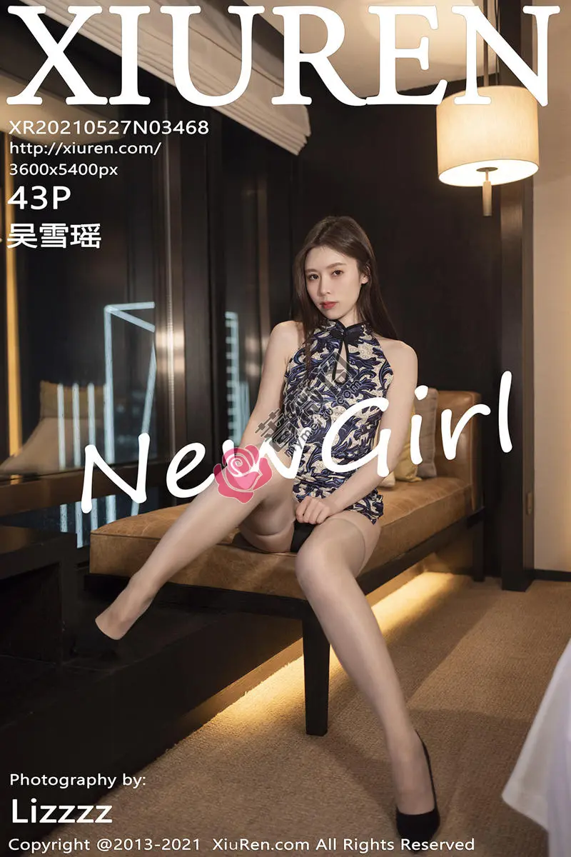 [XiuRen秀人网] NO.3468 嫩模吴雪瑶私房床上黑色丁字裤秀火辣身材极致诱惑写真 - 蔷薇阁-蔷薇阁