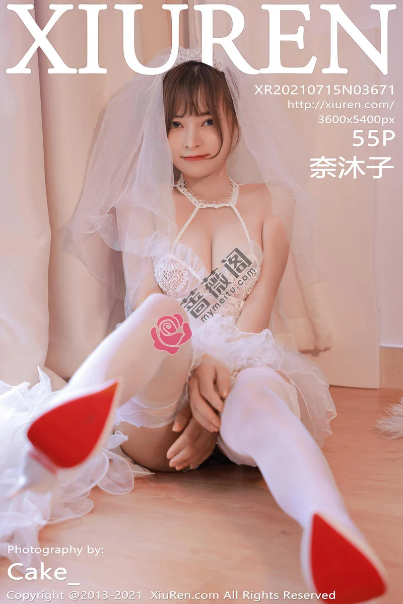 [XiuRen秀人网] NO.3671 模特奈沐子唯美婚纱主题私房情趣服饰配蕾丝吊袜惹火诱惑写真 - 蔷薇阁-蔷薇阁