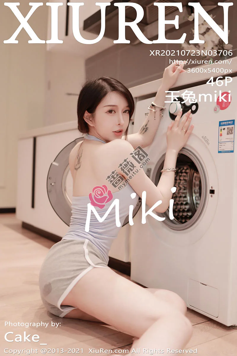 [XiuRen秀人网] NO.3706 模特玉兔miki居家女友视觉主题性感运动内衣秀完美身材诱惑写真 - 蔷薇阁-蔷薇阁