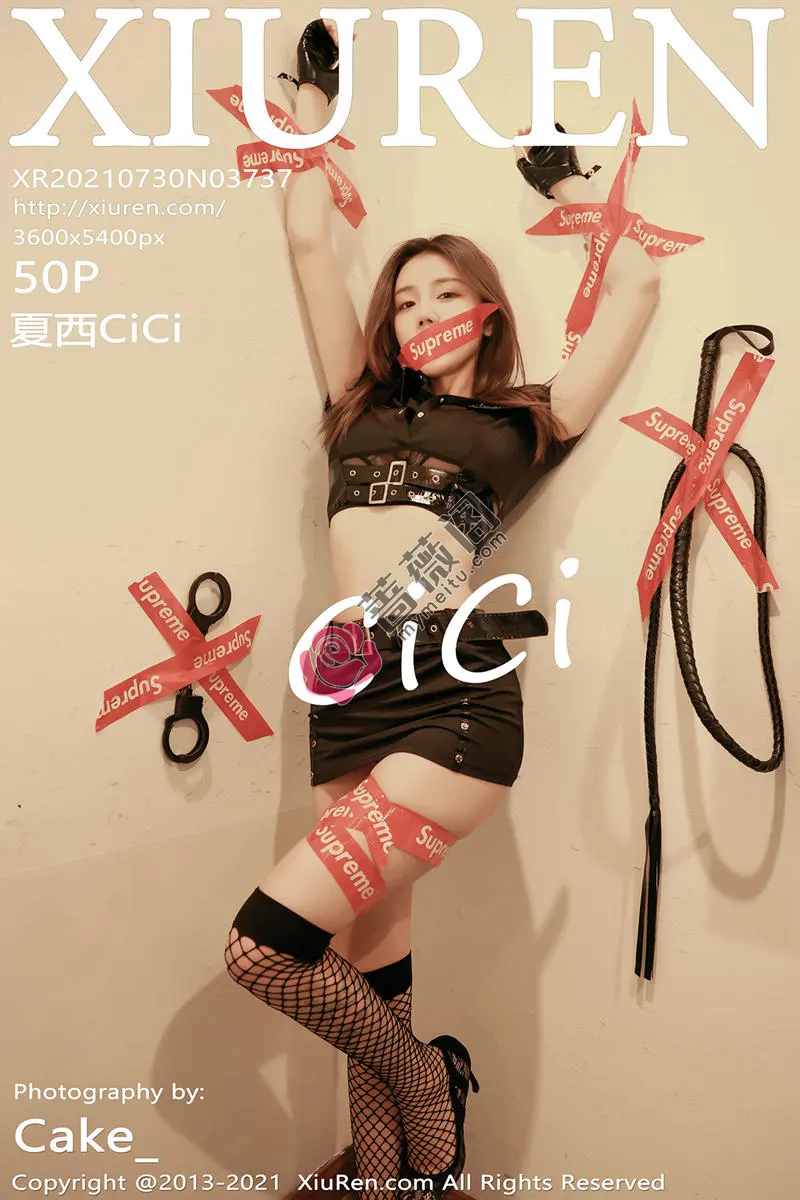 [XiuRen秀人网] NO.3737 模特夏西cici野性女警制服主题私房情趣捆绑秀火辣身材诱惑写真 - 蔷薇阁-蔷薇阁