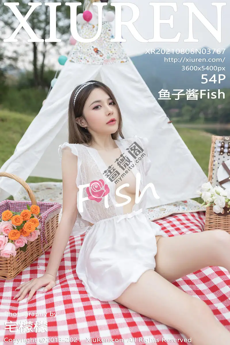[XiuRen秀人网] NO.3767 模特鱼子酱Fish湖畔野餐主题户外大尺度全脱秀诱人胴体诱惑写真 - 蔷薇阁-蔷薇阁