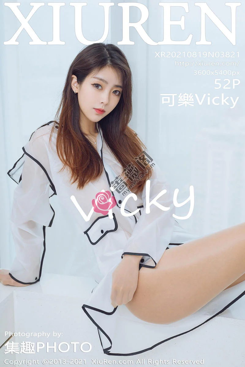 [XiuRen秀人网] NO.3821 模特可乐Vicky私房浴室性感薄透白衬衣配肉丝裤袜迷人诱惑写真 - 蔷薇阁-蔷薇阁