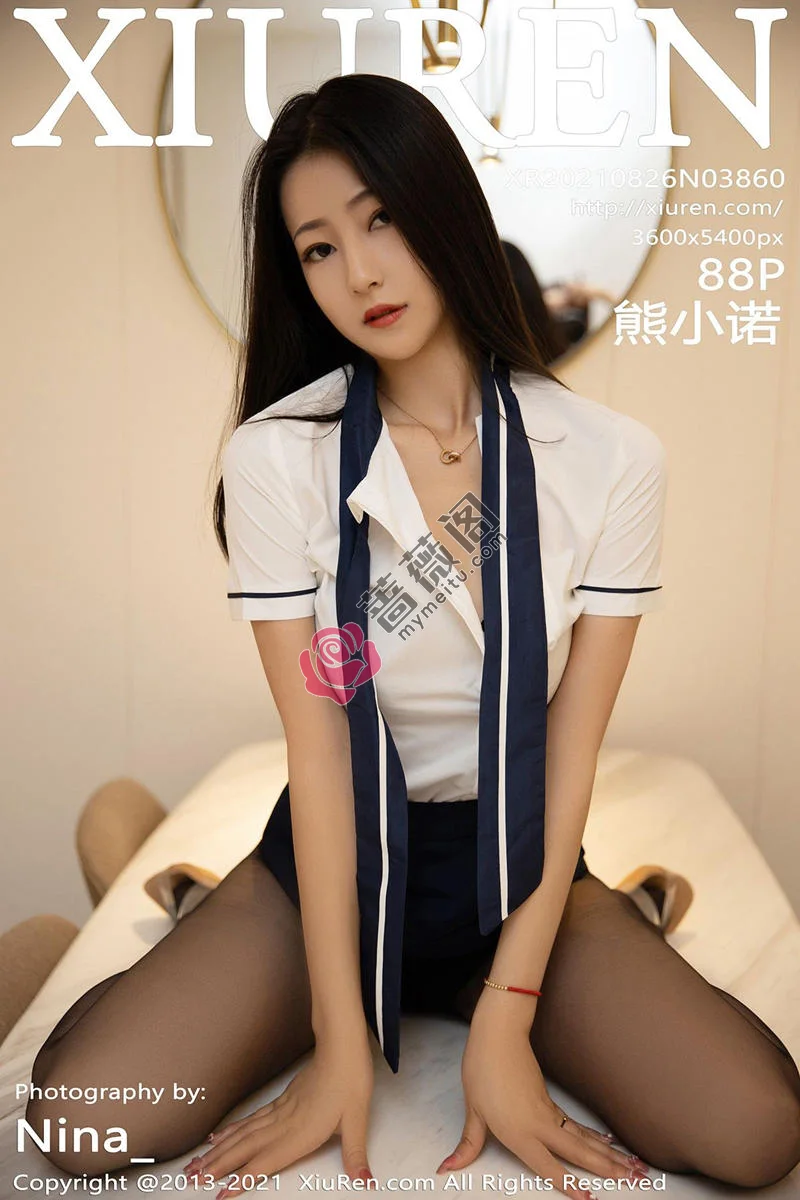 [XiuRen秀人网] NO.3860 模特熊小诺阳朔旅拍白衬衫配黑短裙超薄黑丝裤袜极致魅惑写真 - 蔷薇阁-蔷薇阁