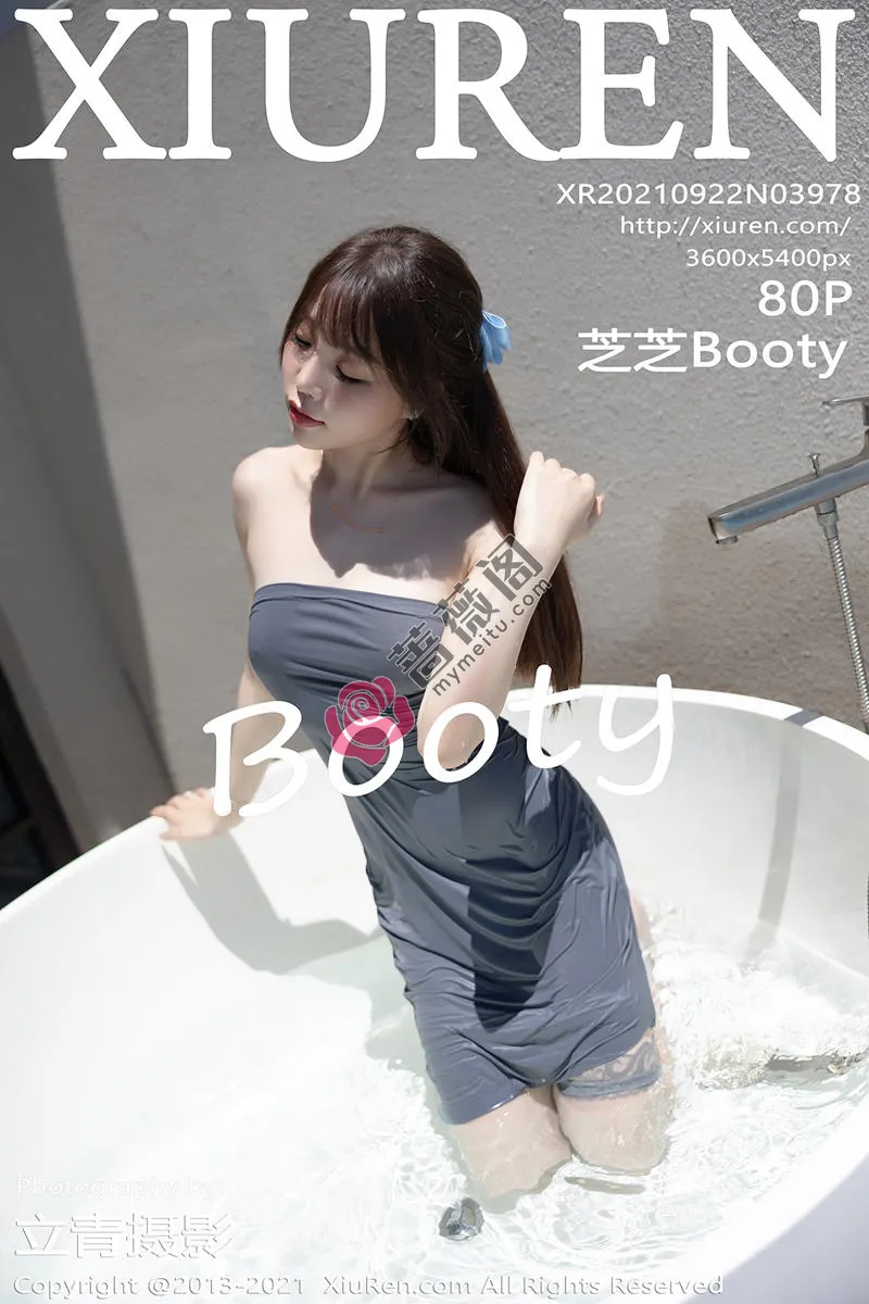 [XiuRen秀人网] NO.3978 女神芝芝Booty深圳旅拍轻薄典雅连身裙配蕾丝袜湿身诱惑写真 - 蔷薇阁-蔷薇阁