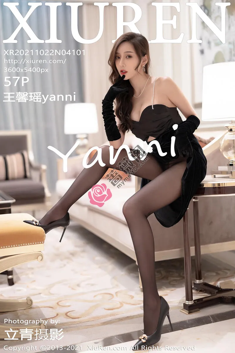 [XiuRen秀人网] NO.4101 女神王馨瑶yanni深圳旅拍典雅礼服配无内黑丝秀翘臀诱惑写真 - 蔷薇阁-蔷薇阁