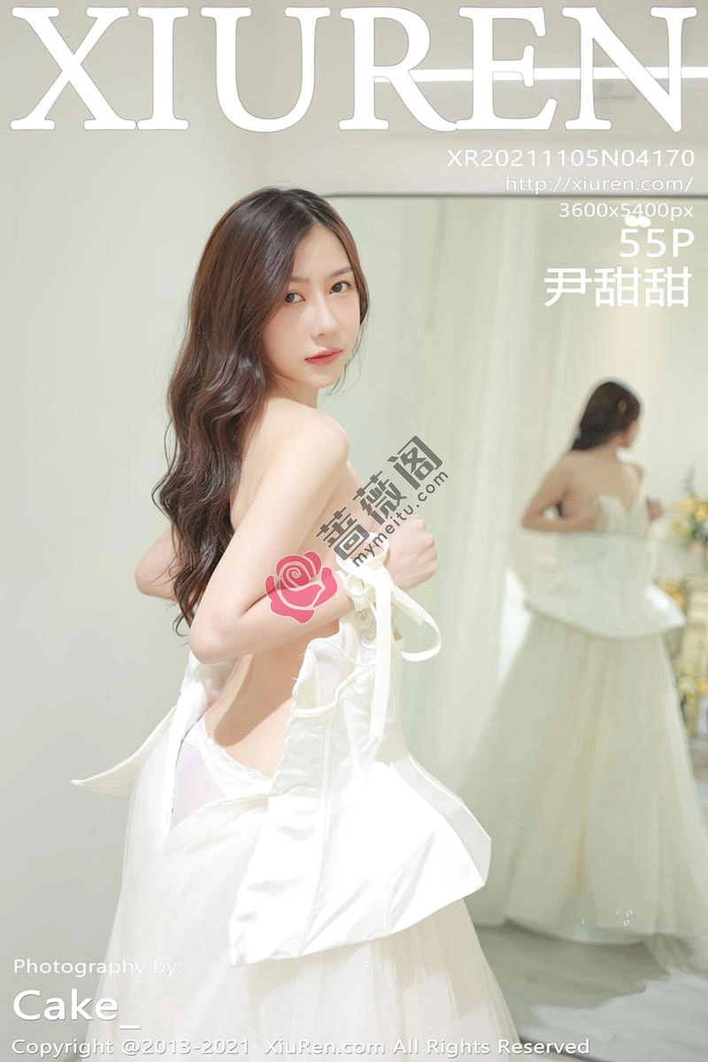 [XiuRen秀人网] NO.4170 模特尹甜甜私房洁白唯美婚纱半脱真空露傲人豪乳极致诱惑写真 - 蔷薇阁-蔷薇阁