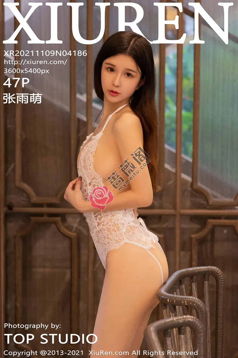 [XiuRen秀人网] NO.4186 模特张雨萌三亚旅拍半脱连身裙露白色情趣连体衣极致诱惑写真-蔷薇阁