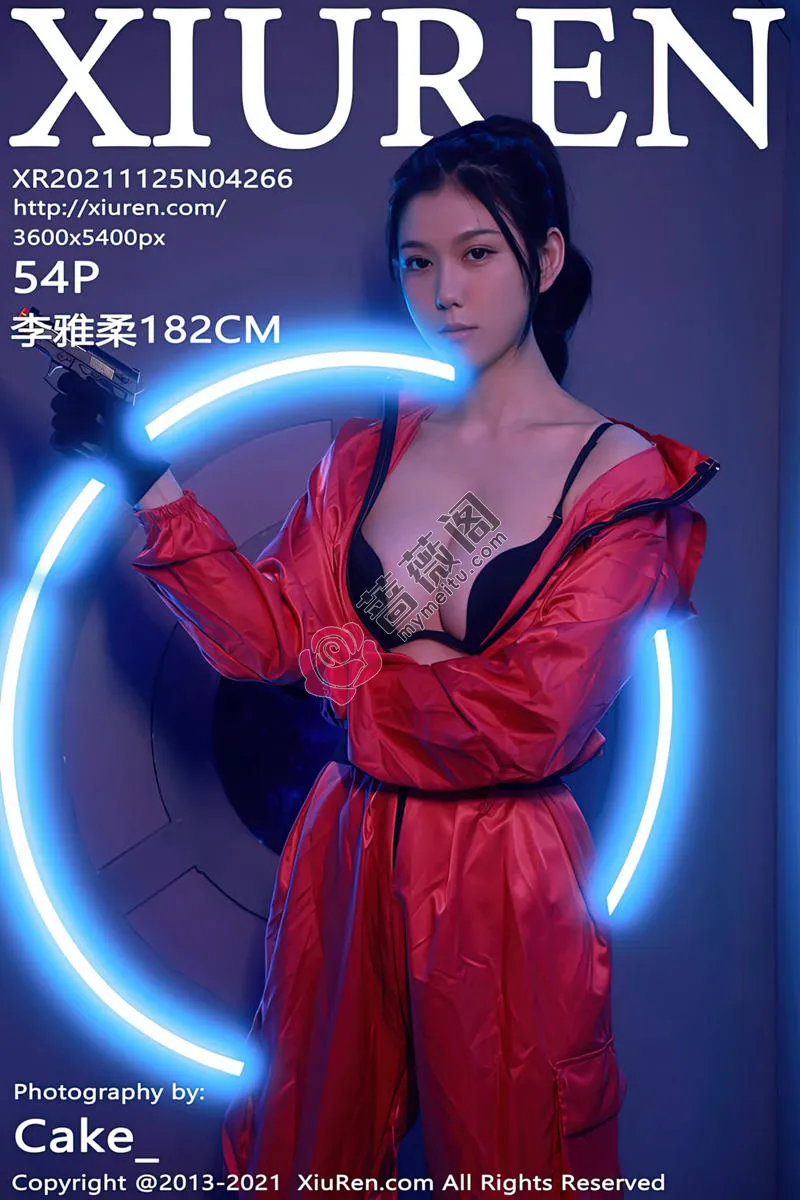 [XiuRen秀人网] NO.4266 模特李雅柔182CM视觉魅惑体验半脱露性感黑色内衣诱惑写真-蔷薇阁