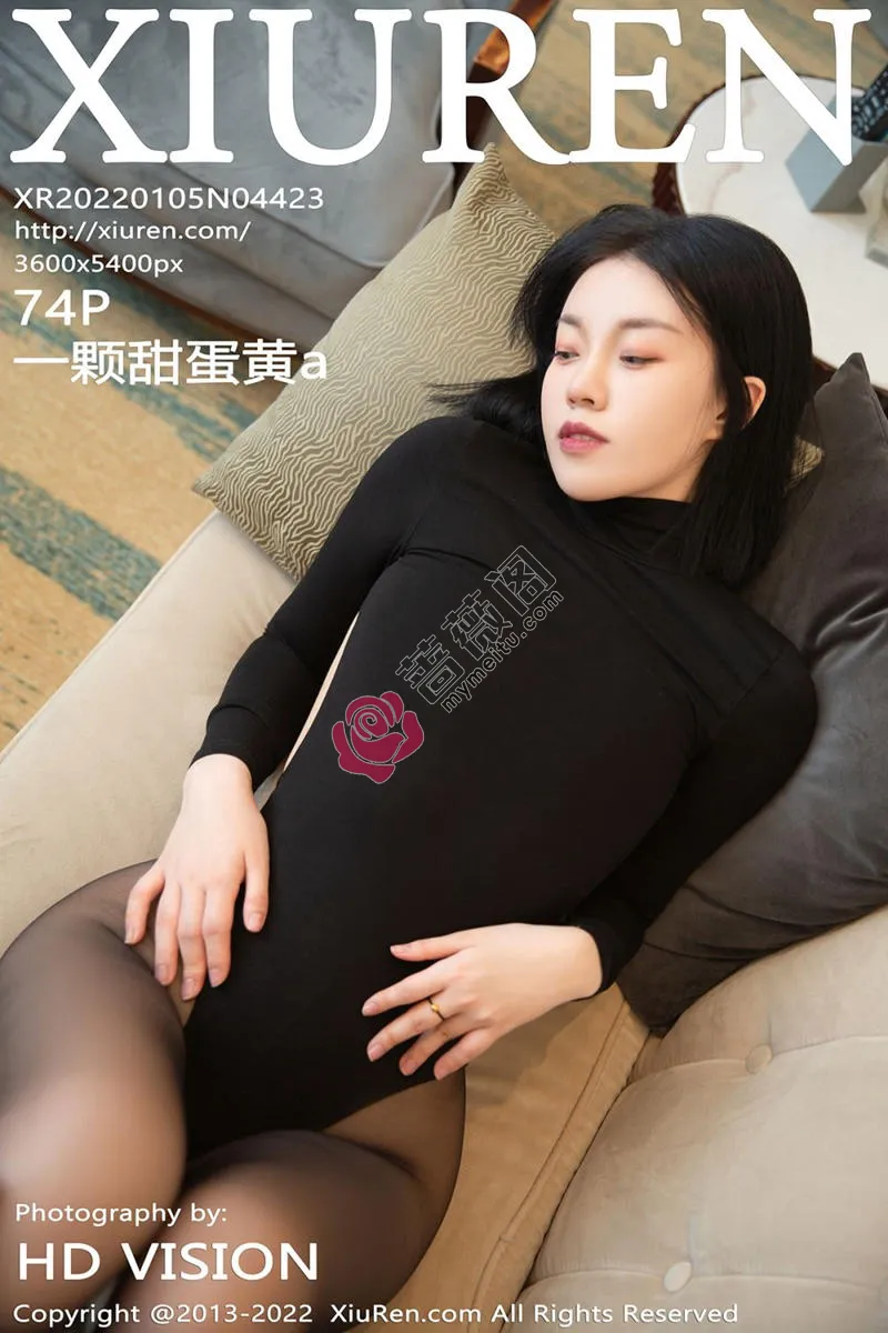 [XiuRen秀人网] No.4423 模特一颗甜蛋黄a私房脱牛仔裤露无内开档黑丝秀翘臀诱惑写真-蔷薇阁