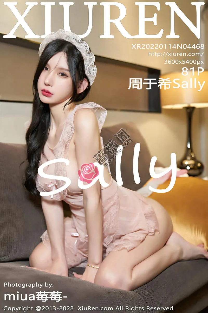 [XiuRen秀人网] No.4468 女神周于希Sally女佣角色主题粉色情趣服饰秀惹火身材诱惑写真 - 蔷薇阁-蔷薇阁