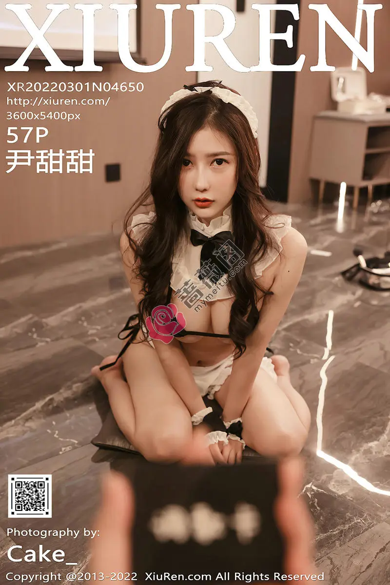 [XiuRen秀人网] No.4650 模特尹甜甜私房性感黑色女仆装情趣捆绑秀完美身材诱惑写真 - 蔷薇阁-蔷薇阁