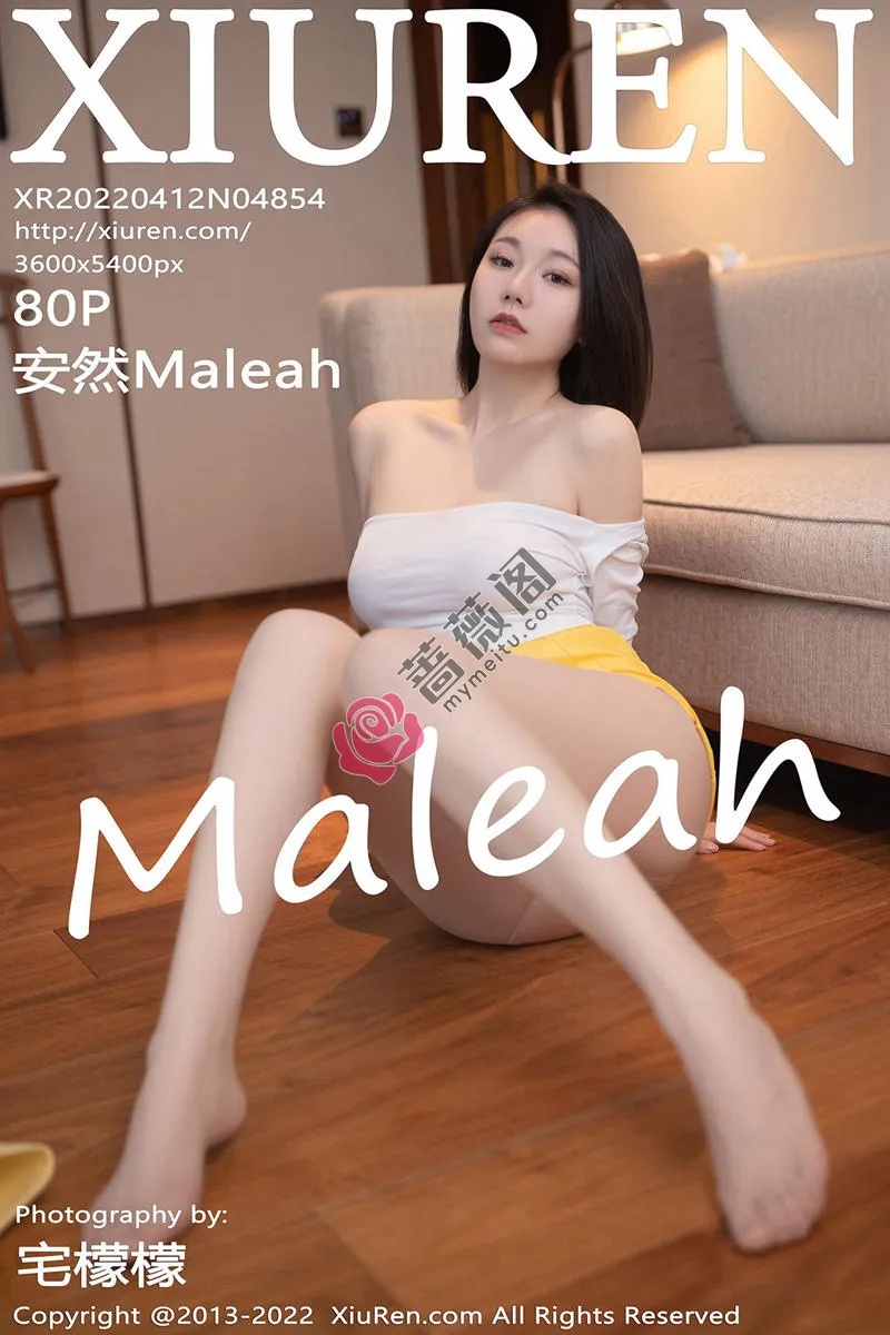 [XiuRen秀人网] No.4854 模特安然Maleah珠三角旅拍半脱白色上衣露蕾丝内衣诱惑写真 - 蔷薇阁-蔷薇阁