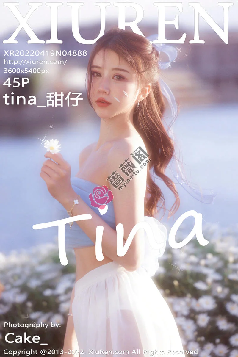 [XiuRen秀人网] No.4888 模特tina_甜仔大理旅拍户外蓝色服饰配白长裙秀凹凸身材诱惑写真 - 蔷薇阁-蔷薇阁