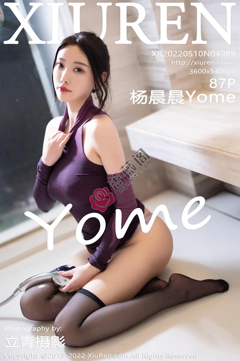 [XiuRen秀人网] No.4989 女神杨晨晨Yome私房浴室紫色连衣短裙真空秀完美身材诱惑写真 - 蔷薇阁-蔷薇阁
