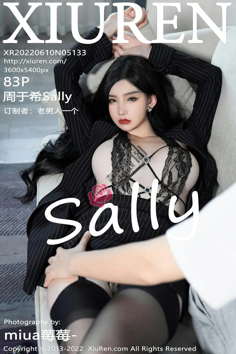 [XiuRen秀人网] No.5133 女神周于希Sally心愿旅拍私房黑色情趣薄纱秀豪乳撩人诱惑写真-蔷薇阁