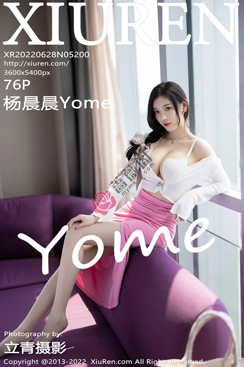 [XiuRen秀人网] No.5200 女神杨晨晨Yome半脱露白色轻透蕾丝内衣秀完美身材诱惑写真-蔷薇阁