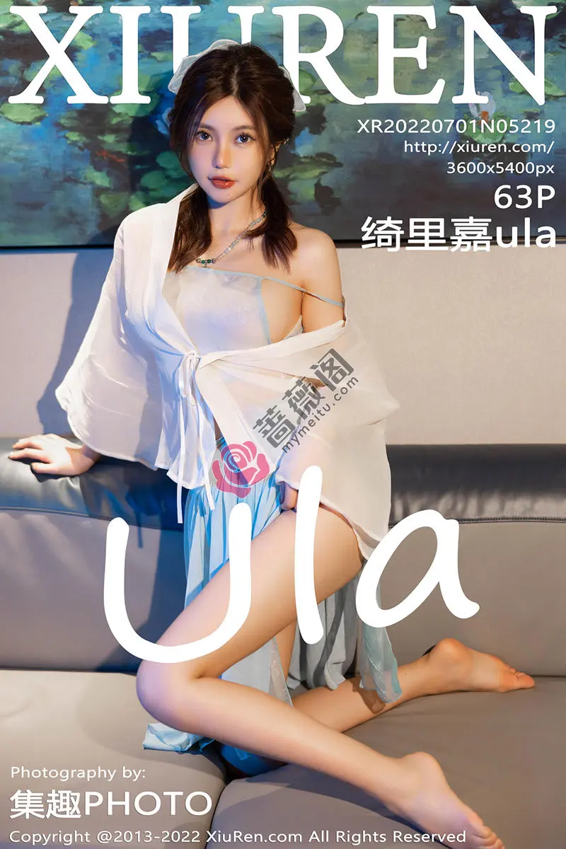 [XiuRen秀人网] No.5219 女神绮里嘉ula海南心愿旅拍白色轻透古装肚兜秀完美身材诱惑写真 - 蔷薇阁-蔷薇阁