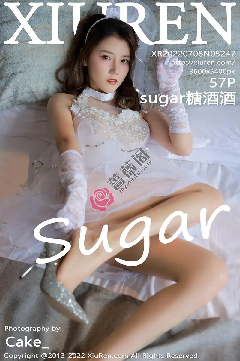 [XiuRen秀人网] No.5247 模特sugar糖酒酒澳门旅拍白色轻透婚纱露丁字裤秀翘臀诱惑写真-蔷薇阁