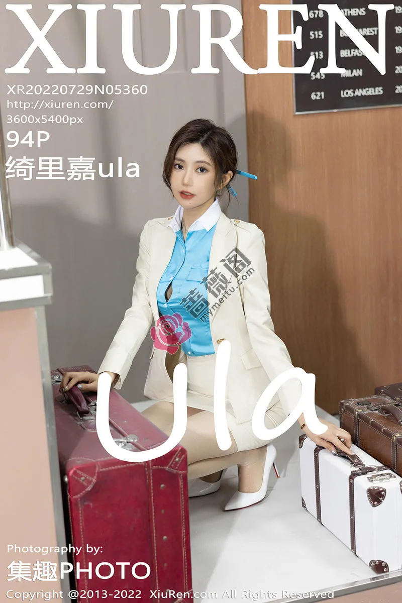 [XiuRen秀人网] No.5360 女神绮里嘉ula心愿旅拍商务助理服性感短裙下超薄肉丝诱惑写真 - 蔷薇阁-蔷薇阁