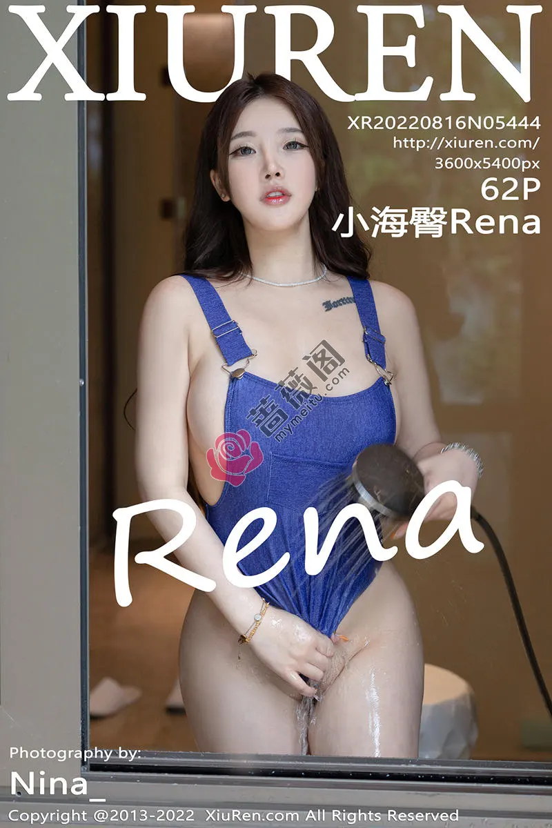 [XiuRen秀人网] No.5444 模特小海臀Rena万宁旅拍性感蓝色吊带泳衣秀浑圆翘臀诱惑写真 - 蔷薇阁-蔷薇阁