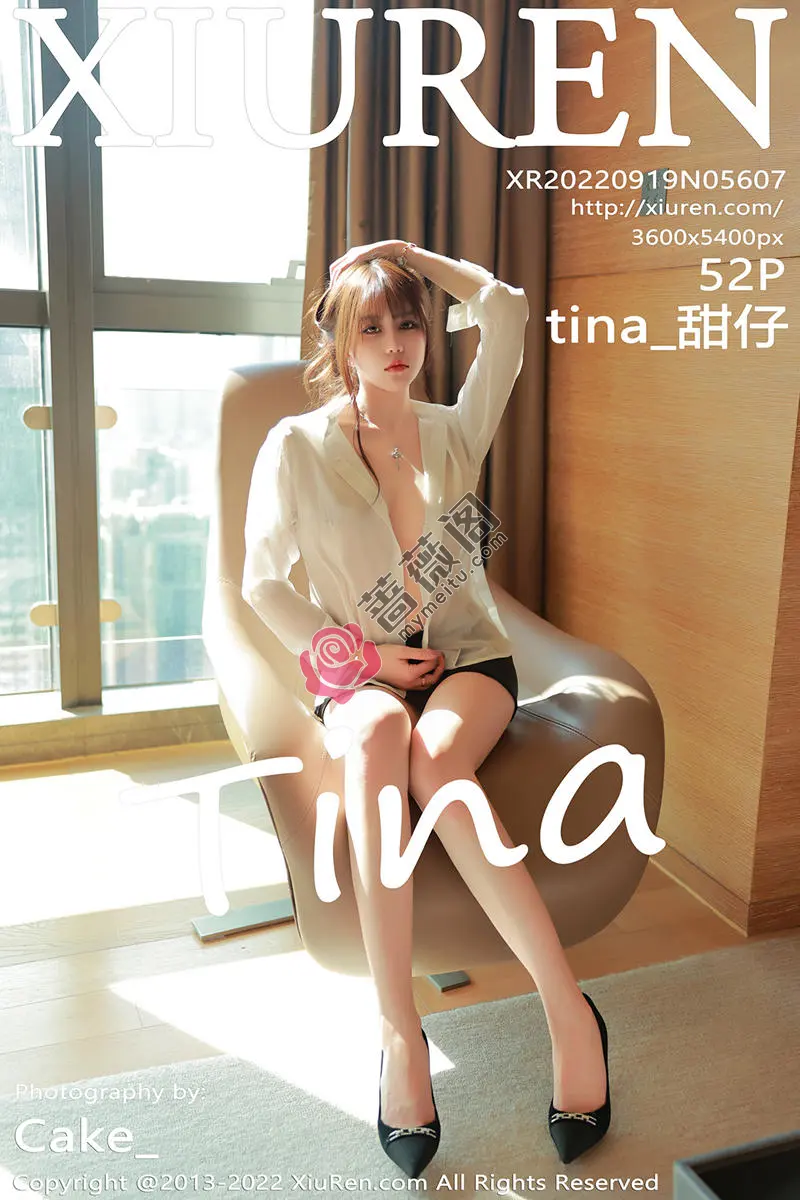 [XiuRen秀人网] No.5607 模特tina_甜仔香格里拉旅拍性感白T配黑短裙露蕾丝内衣诱惑写真 - 蔷薇阁-蔷薇阁