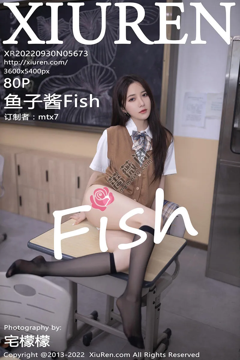 [XiuRen秀人网] No.5673 模特鱼子酱Fish教师回忆录主题性感白色内衣秀完美身材诱惑写真 - 蔷薇阁-蔷薇阁