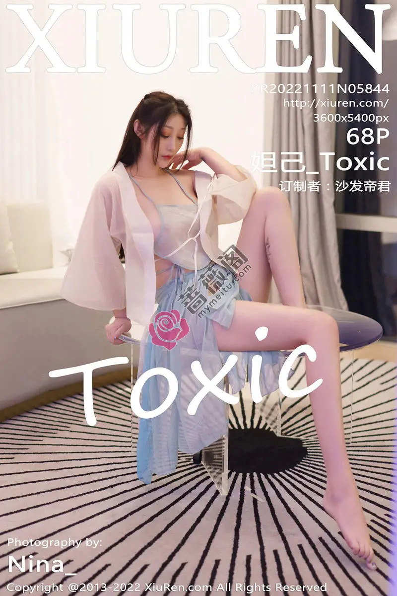 [XiuRen秀人网] No.5844 女神妲己_Toxic心愿旅拍性感浅色古装服饰秀雪峰美臀诱惑写真 - 蔷薇阁-蔷薇阁