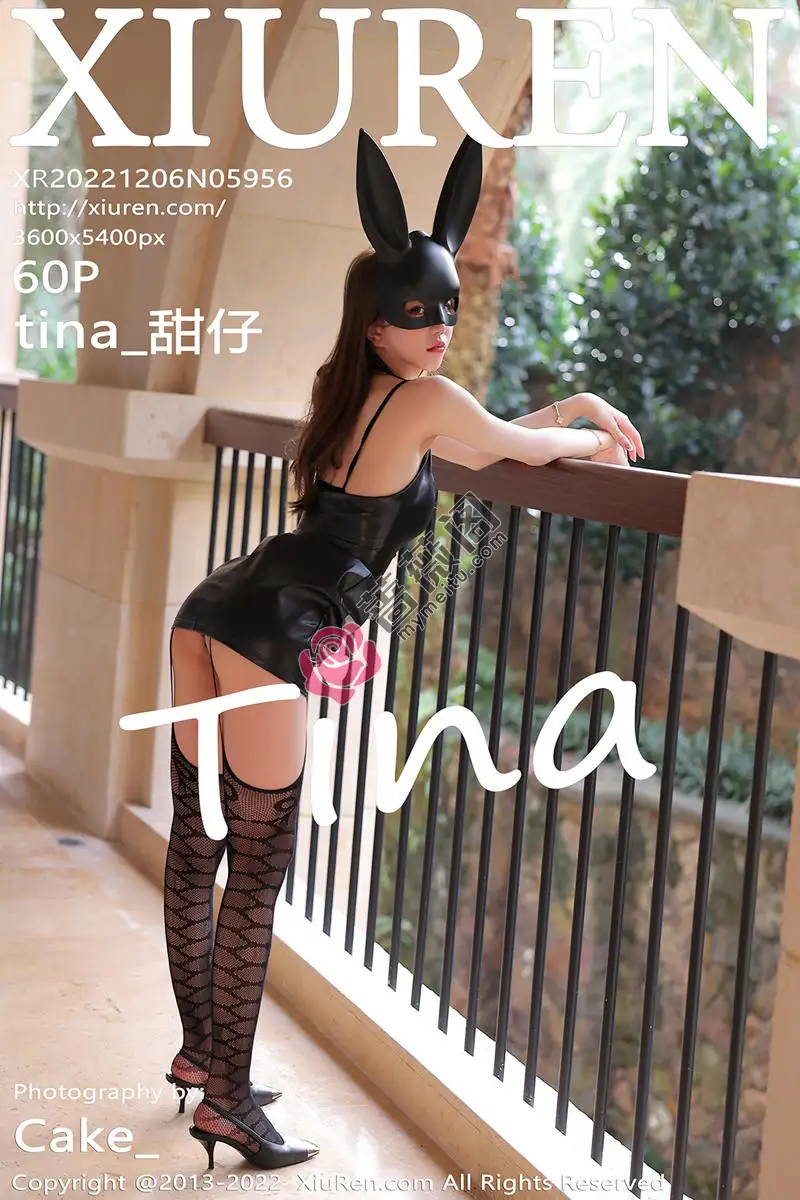 [XiuRen秀人网] No.5956 模特tina_甜仔女特务装扮黑丝吊带服饰秀凹凸身材撩人诱惑写真 - 蔷薇阁-蔷薇阁