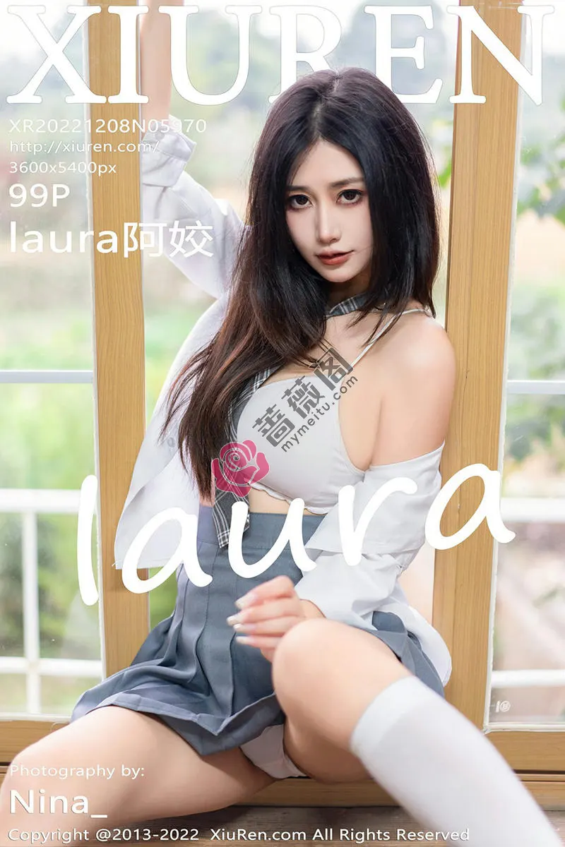 [XiuRen秀人网] No.5970 模特Laura阿姣性感学妹短裙制服露白色内衣秀曼妙身姿迷人写真 - 蔷薇阁-蔷薇阁