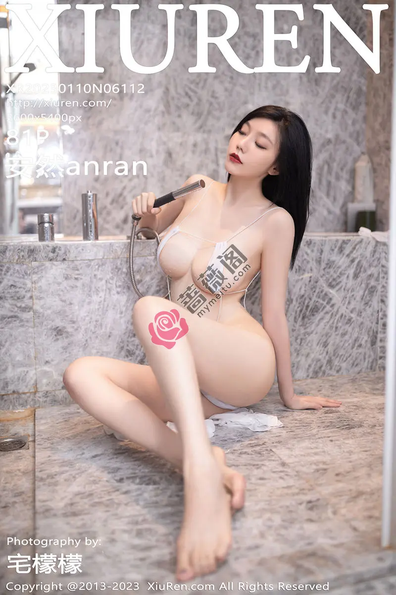 [XiuRen秀人网] No.6112 模特安然anran女仆角色扮演浴室白色轻透情趣服饰湿身诱惑写真-蔷薇阁