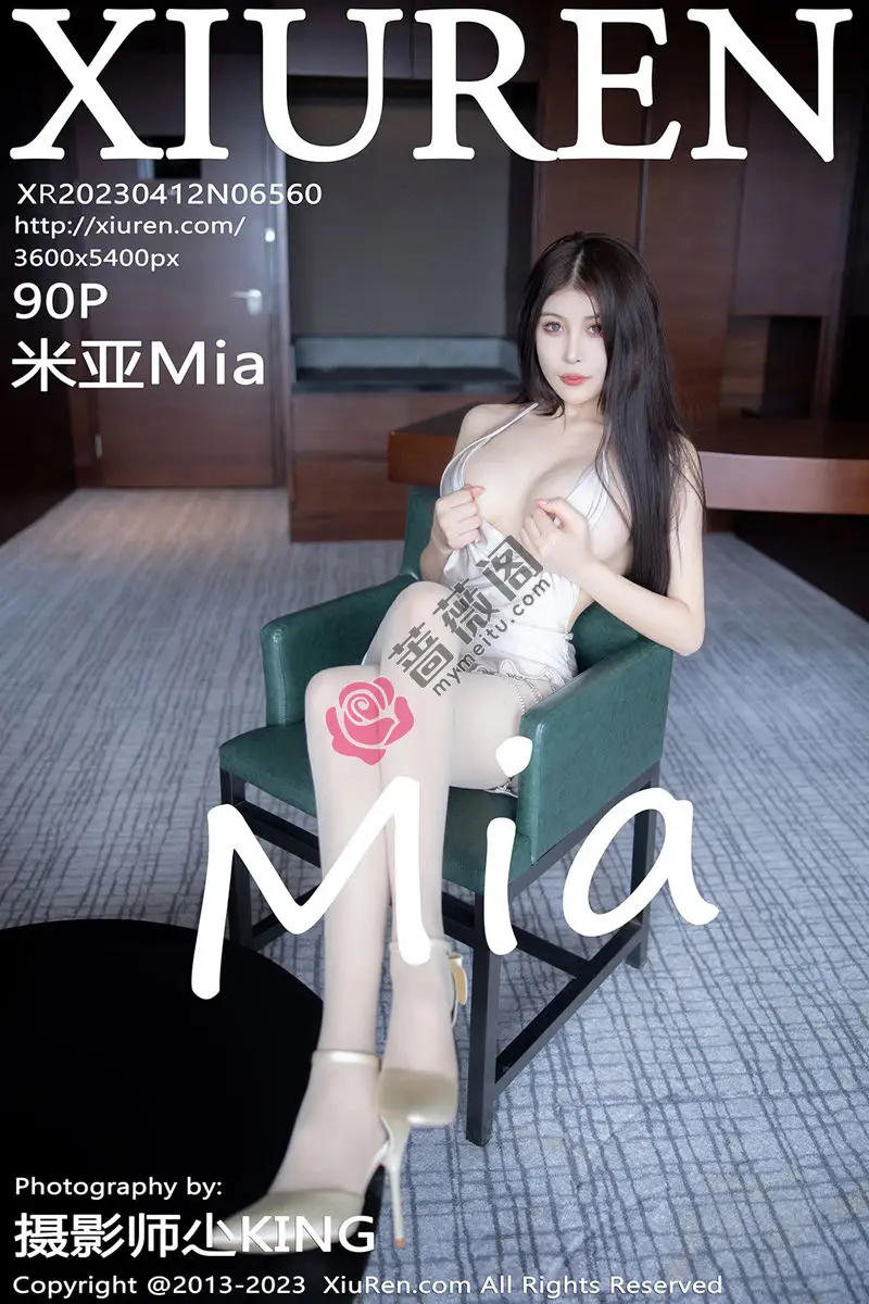 [XiuRen秀人网] No.6560 模特米亚Mia吊带连身短裙配原色丝袜半脱秀惹火身材诱惑写真-蔷薇阁