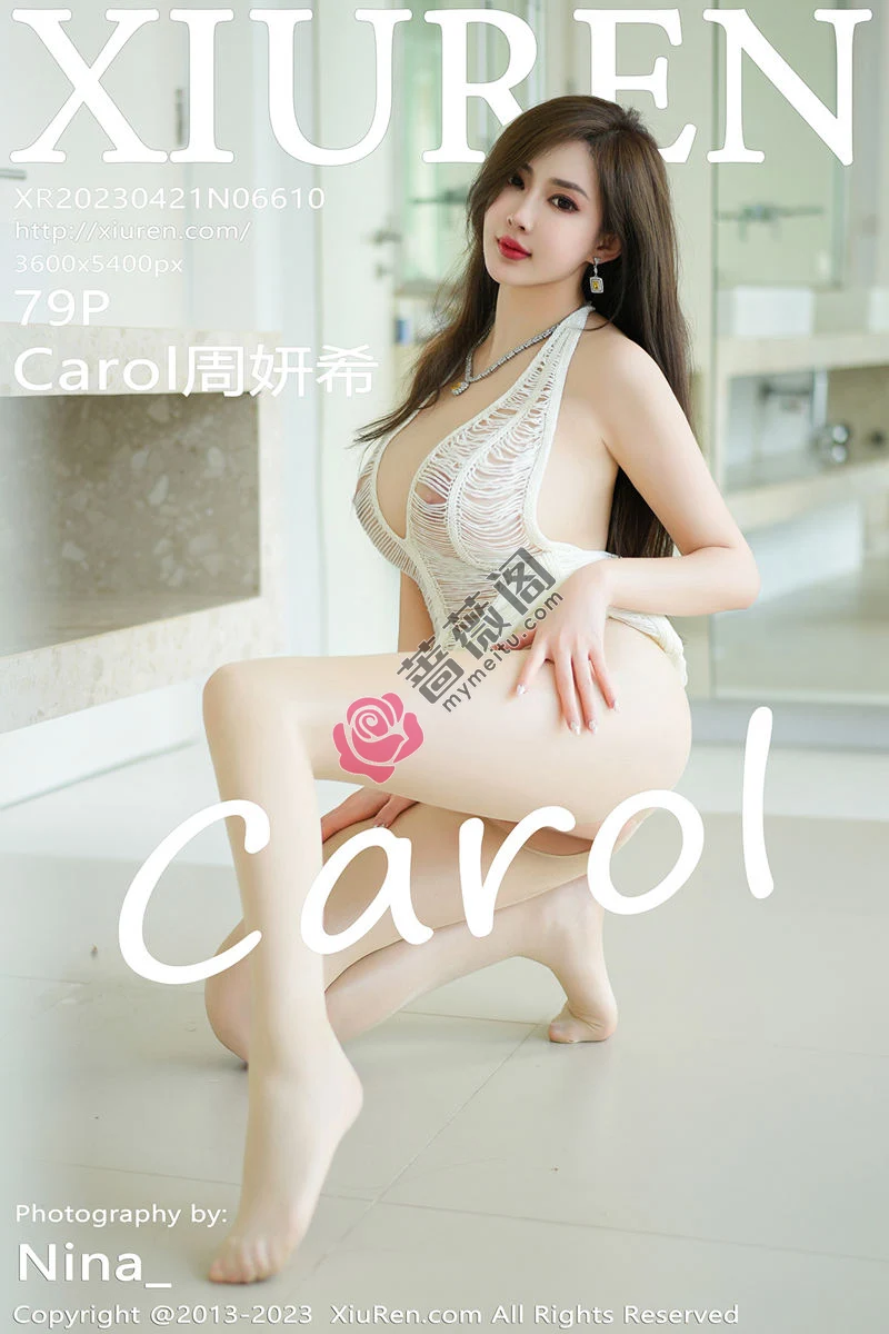 [XiuRen秀人网] No.6610 女神Carol周妍希性感白色轻透情趣服秀丰满身材惹火诱惑写真 - 蔷薇阁-蔷薇阁