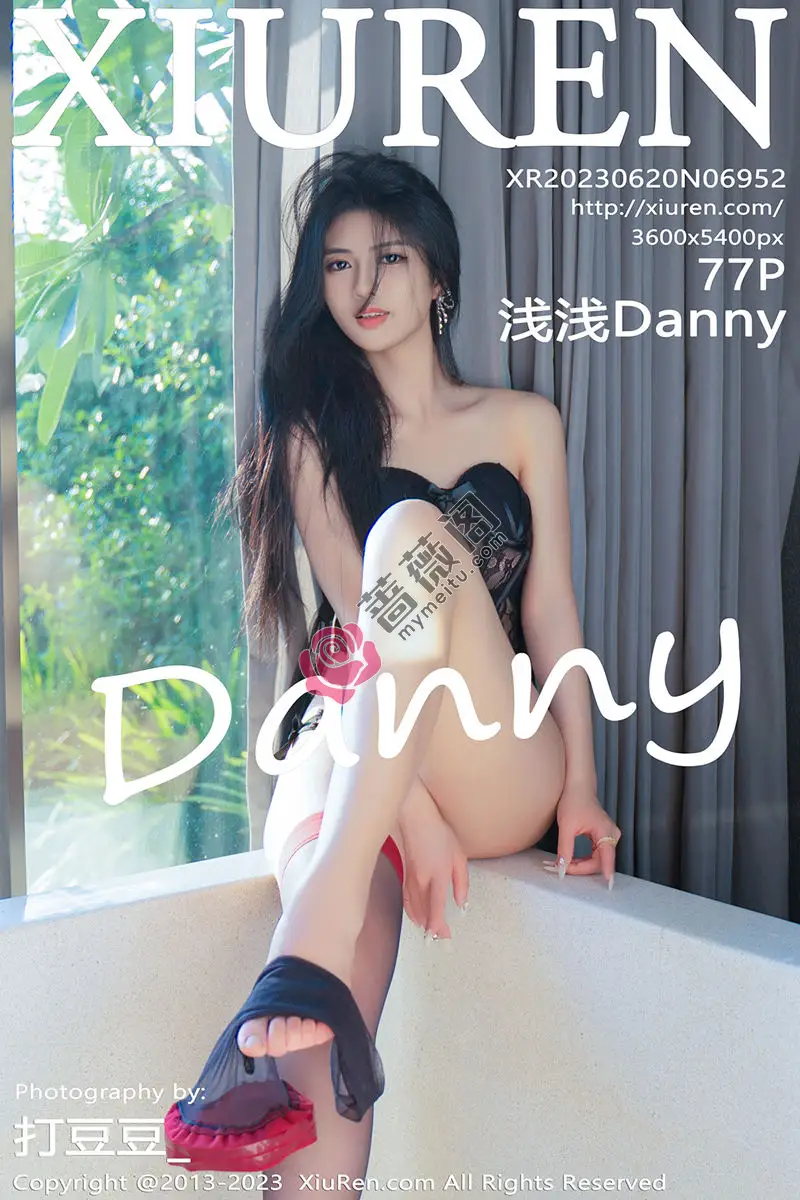 [XiuRen秀人网] No.6952 模特浅浅Danny性感黑色薄纱蕾丝情趣服饰秀丰腴身姿诱惑写真 - 蔷薇阁-蔷薇阁