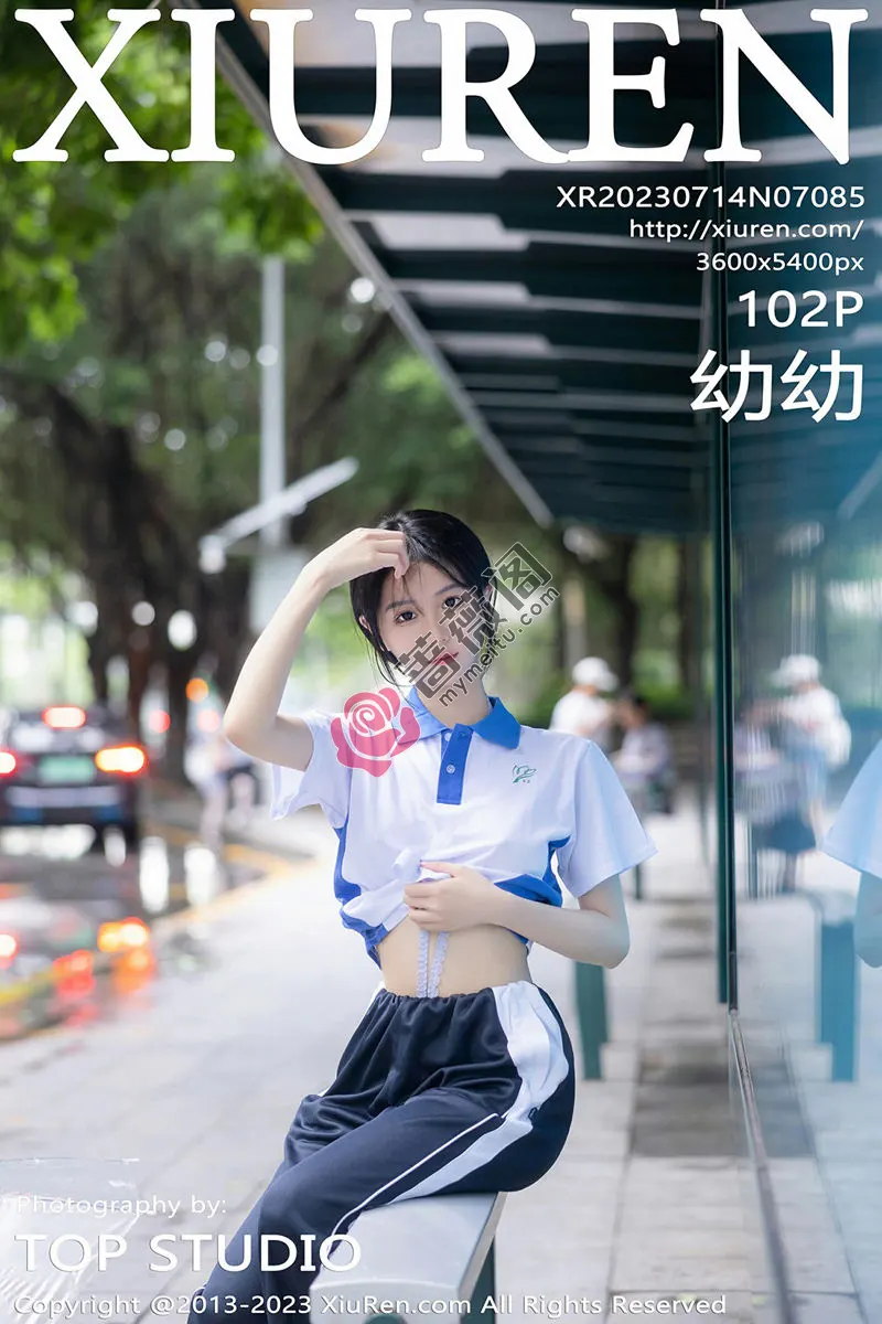 [XiuRen秀人网] No.7085 模特幼幼性感学妹装扮半脱露蕾丝内衣秀完美身材迷人诱惑写真 - 蔷薇阁-蔷薇阁