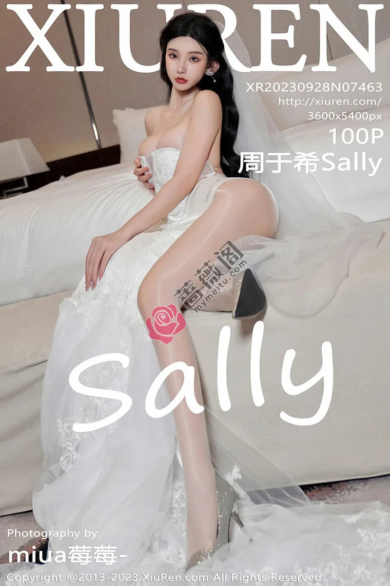 [XiuRen秀人网] No.7463 女神周于希Sally性感白色婚纱+白色蕾丝情趣服饰完美诱惑写真-蔷薇阁