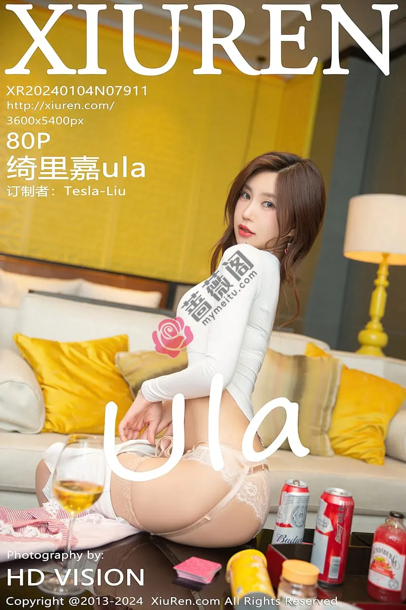 [XiuRen秀人网] No.7911 女神绮里嘉ula性感白色蕾丝内衣配超薄肉丝秀曼妙身姿诱惑写真 - 蔷薇阁-蔷薇阁