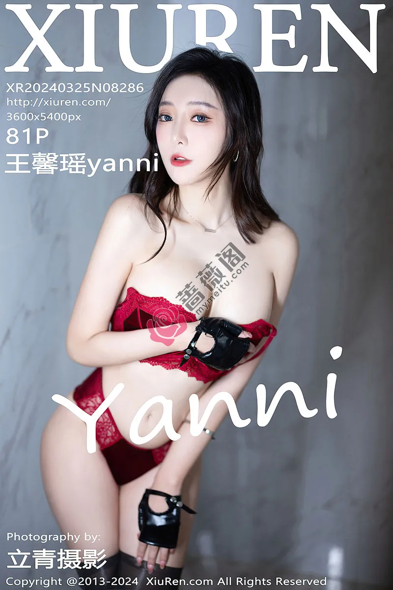[XiuRen秀人网] No.8286期_女神王馨瑶yanni性感黑色警官制服露红色蕾丝内衣完美诱惑写真-蔷薇阁