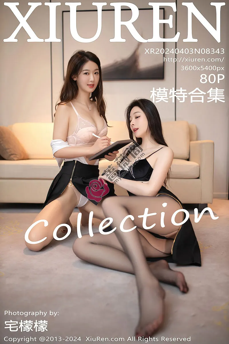 [XiuRen秀人网] No.8343 模特合集女神小逗逗＆唐安琪姐妹花OL职业装露性感内衣诱惑写真 - 蔷薇阁-蔷薇阁