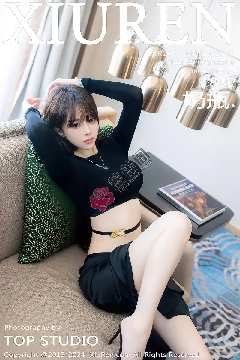 [XiuRen秀人网] No.8661 模特奶瓶性感黑色上衣配黑色长裙露粉黑内衣秀曼妙身姿诱惑写真-蔷薇阁