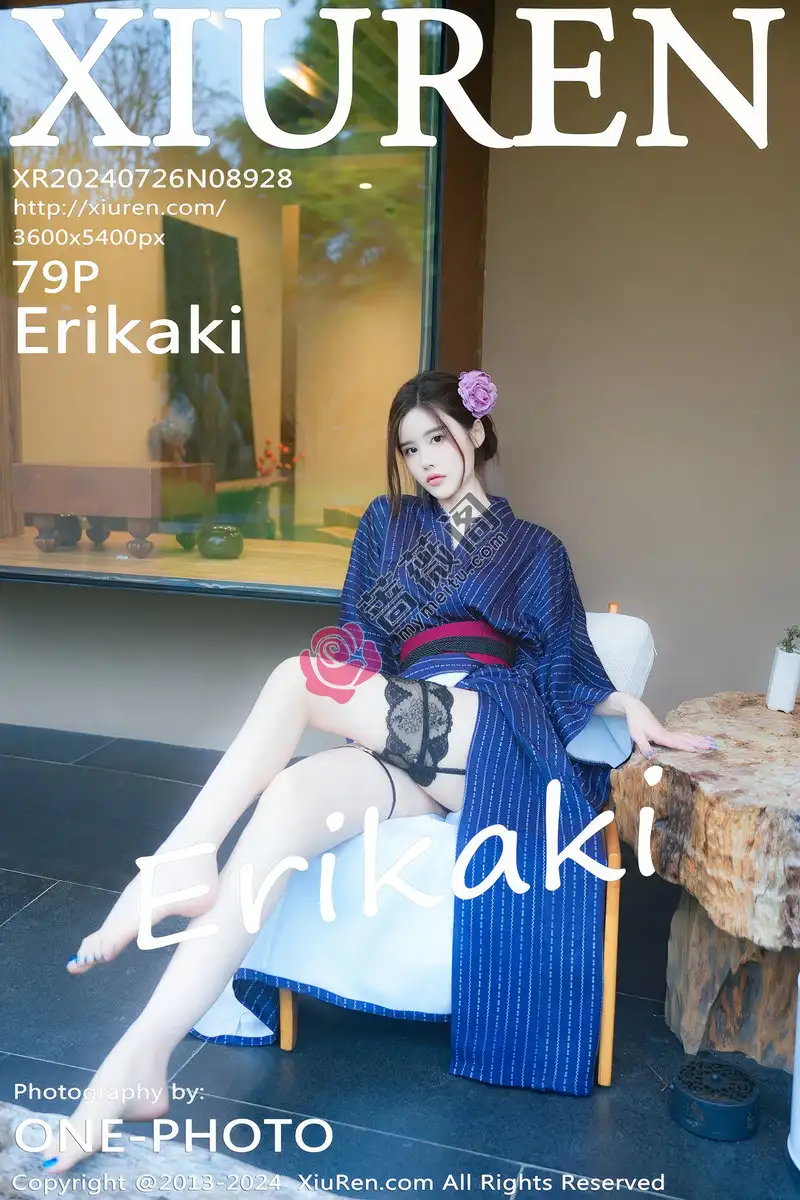 [XiuRen秀人网] NO.8928 模特Erikaki户外枷锁主题性感黑色情趣内衣秀白嫩美腿诱惑写真-蔷薇阁