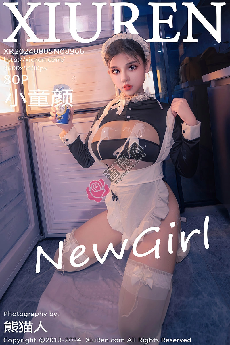 [XiuRen秀人网] NO.8966 新人模特小童颜私房浴室性感女仆装配白丝袜秀丰满身材诱惑写真 - 蔷薇阁-蔷薇阁