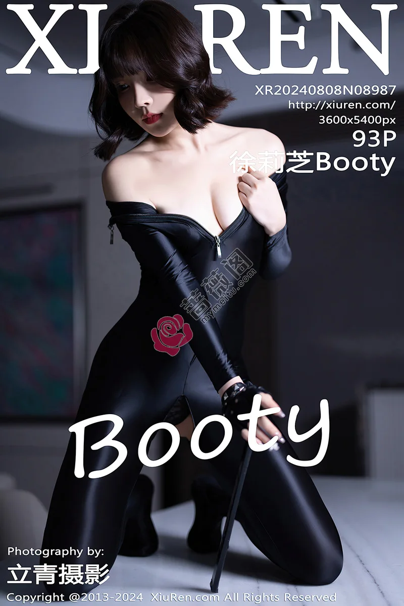 [XiuRen秀人网] NO.8987 女神徐莉芝Booty黑色连体皮衣+红色情趣内衣秀惹火身材诱惑写真 - 蔷薇阁-蔷薇阁
