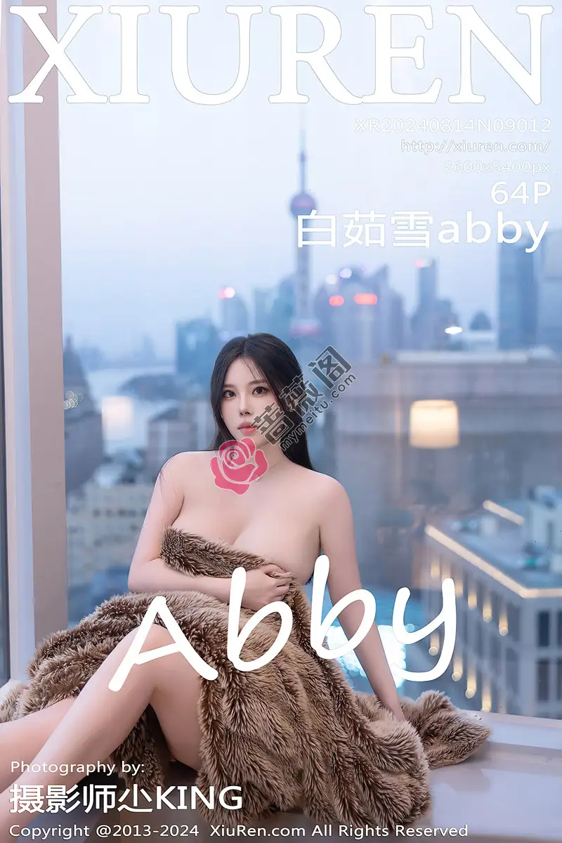 [XiuRen秀人网] NO.9012 模特白茹雪abby性感黑皮连衣短裙露黑色内衣秀丰腴身姿诱惑写真-蔷薇阁