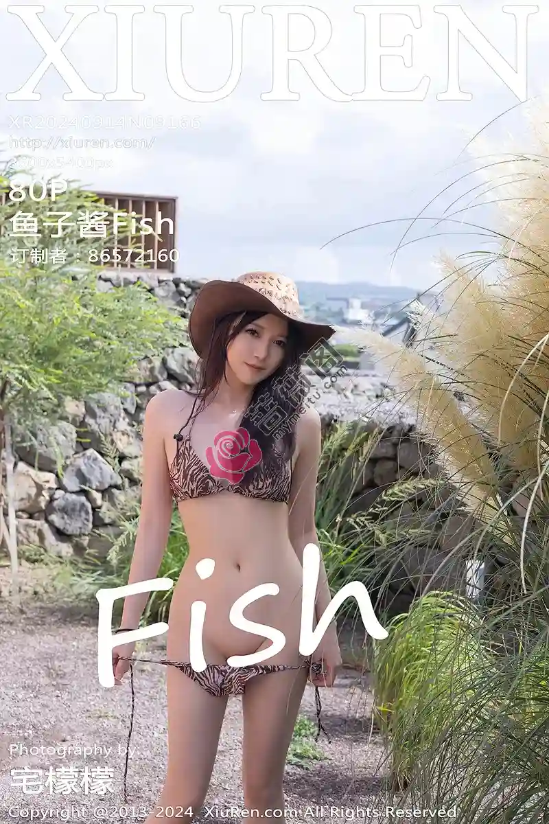 [XiuRen秀人网] NO.9166 模特鱼子酱Fish性感内衣配超短牛仔裤露白丝袜秀完美身材诱惑写真 - 蔷薇阁-蔷薇阁