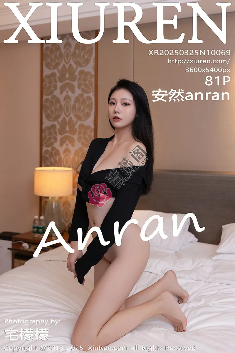 [XiuRen秀人网] NO.10069 模特安然anran性感黑色包臀短裙配超薄黑丝秀曼妙身姿诱惑写真 - 蔷薇阁-蔷薇阁