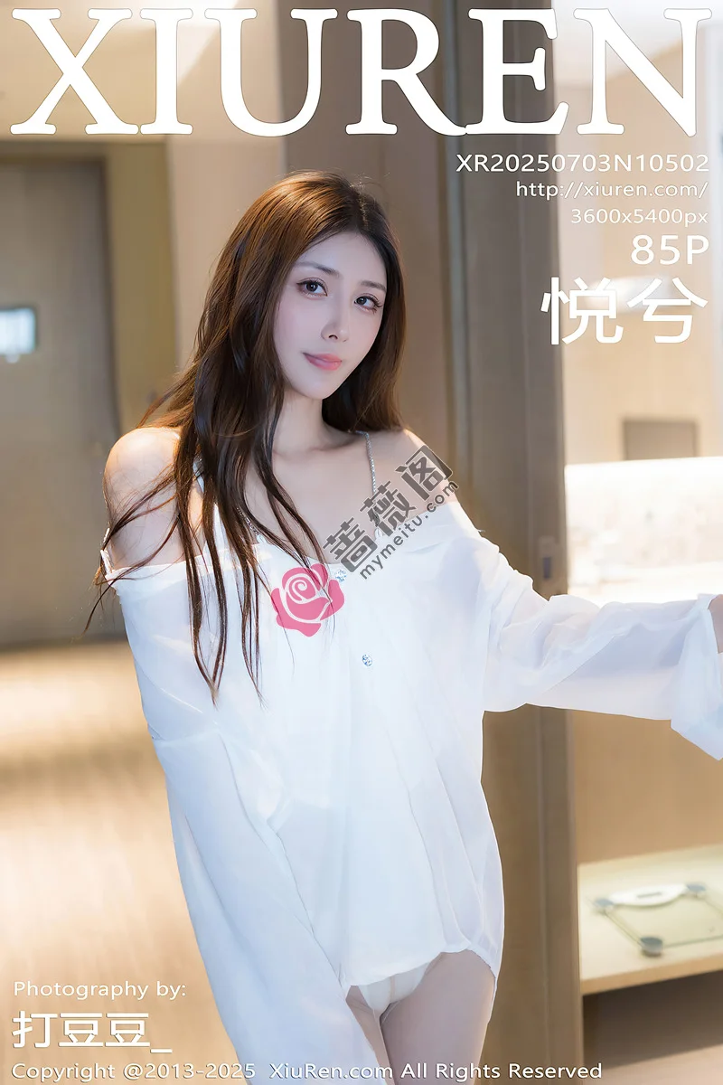 [XiuRen秀人网] NO.10502 模特悦兮浴室场景性感白T衬衫配超薄肉丝湿身秀惹火身材诱惑写真 - 蔷薇阁-蔷薇阁